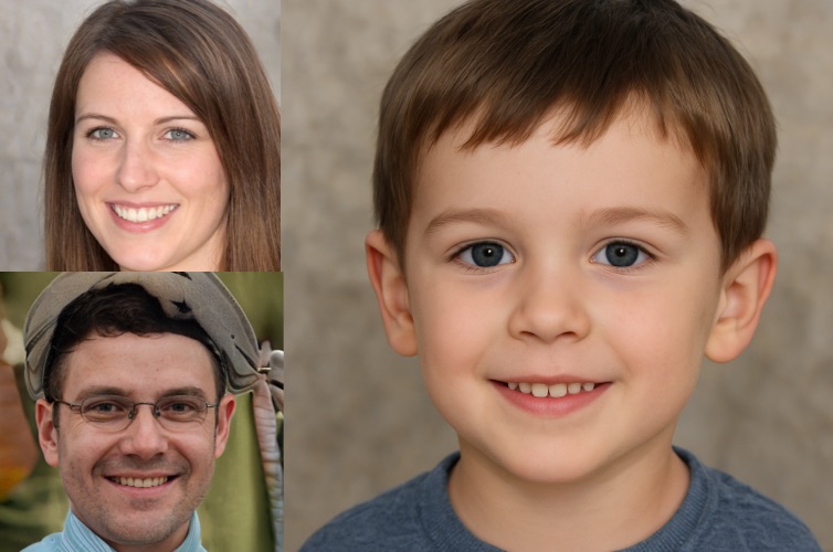 Пример Ребенок по фото родителей 1