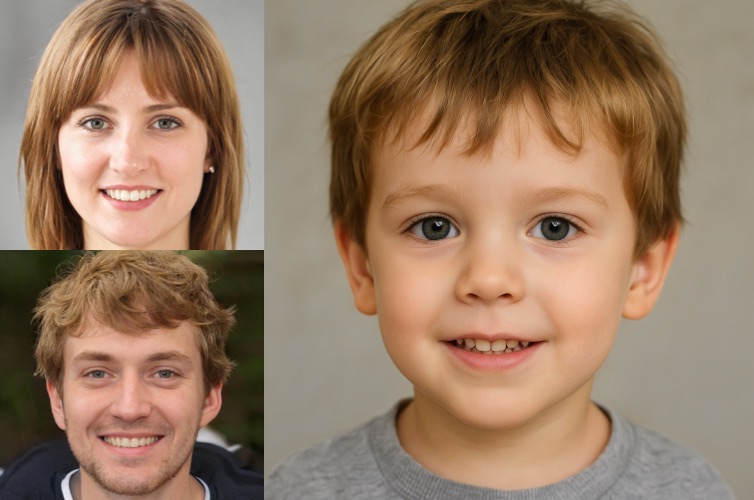 Пример Ребенок по фото родителей 2