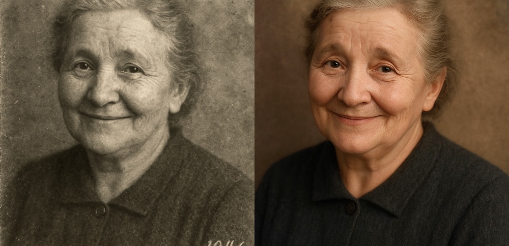 Пример Восстановление старых фото 3